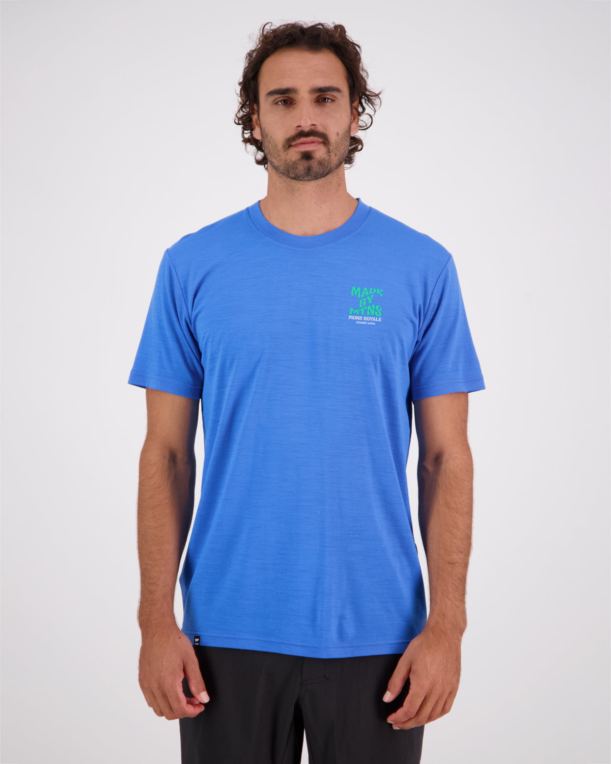 Icon Merino Air-Con T-Shirt - Pop Blue