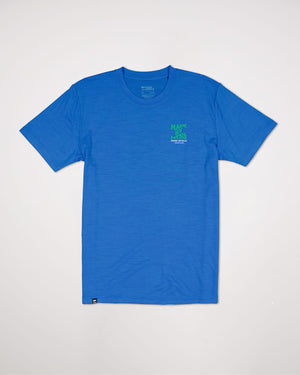 Icon Merino Air-Con T-Shirt - Pop Blue