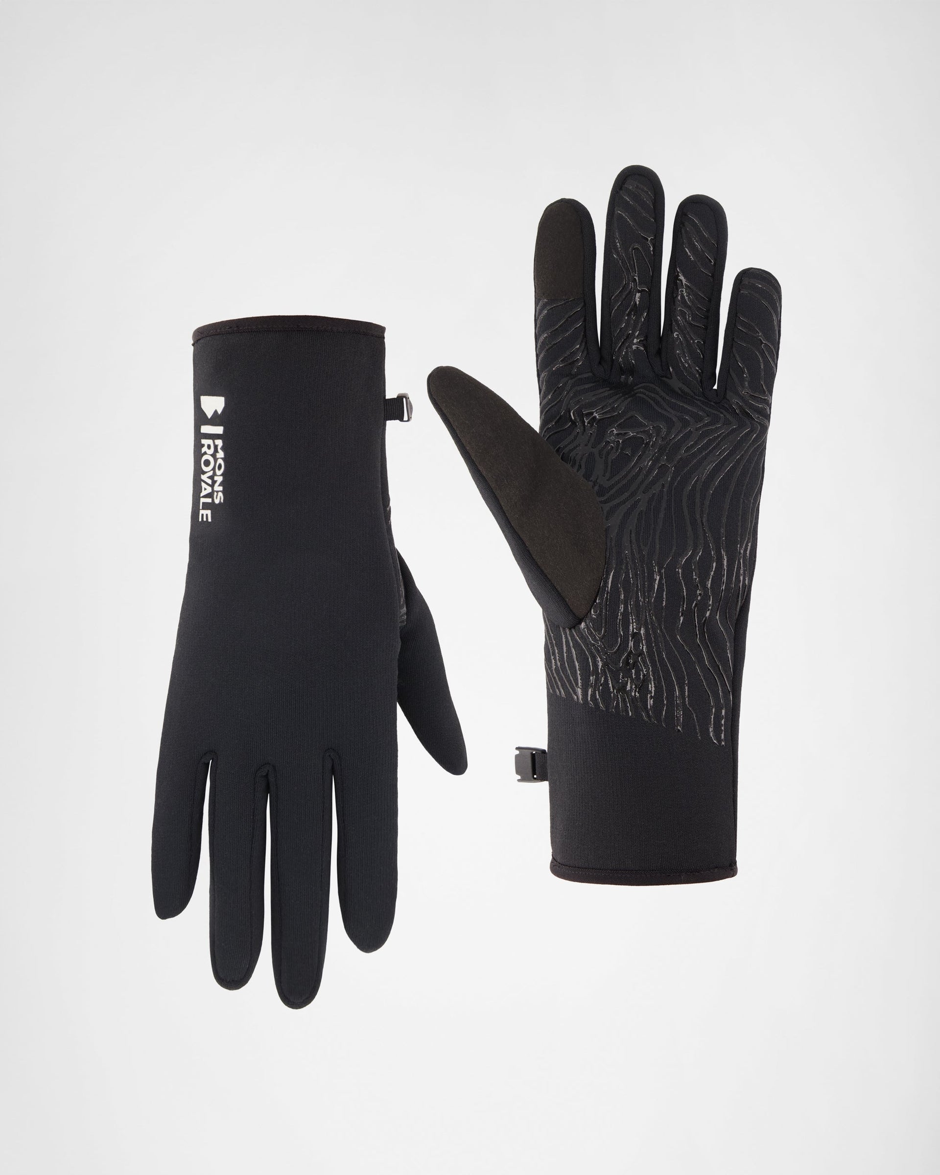 Amp Merino Fleece Gloves - Black | Unisex Gloves