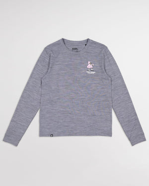 Icon Merino Air-Con Relaxed LS - Grey Heather