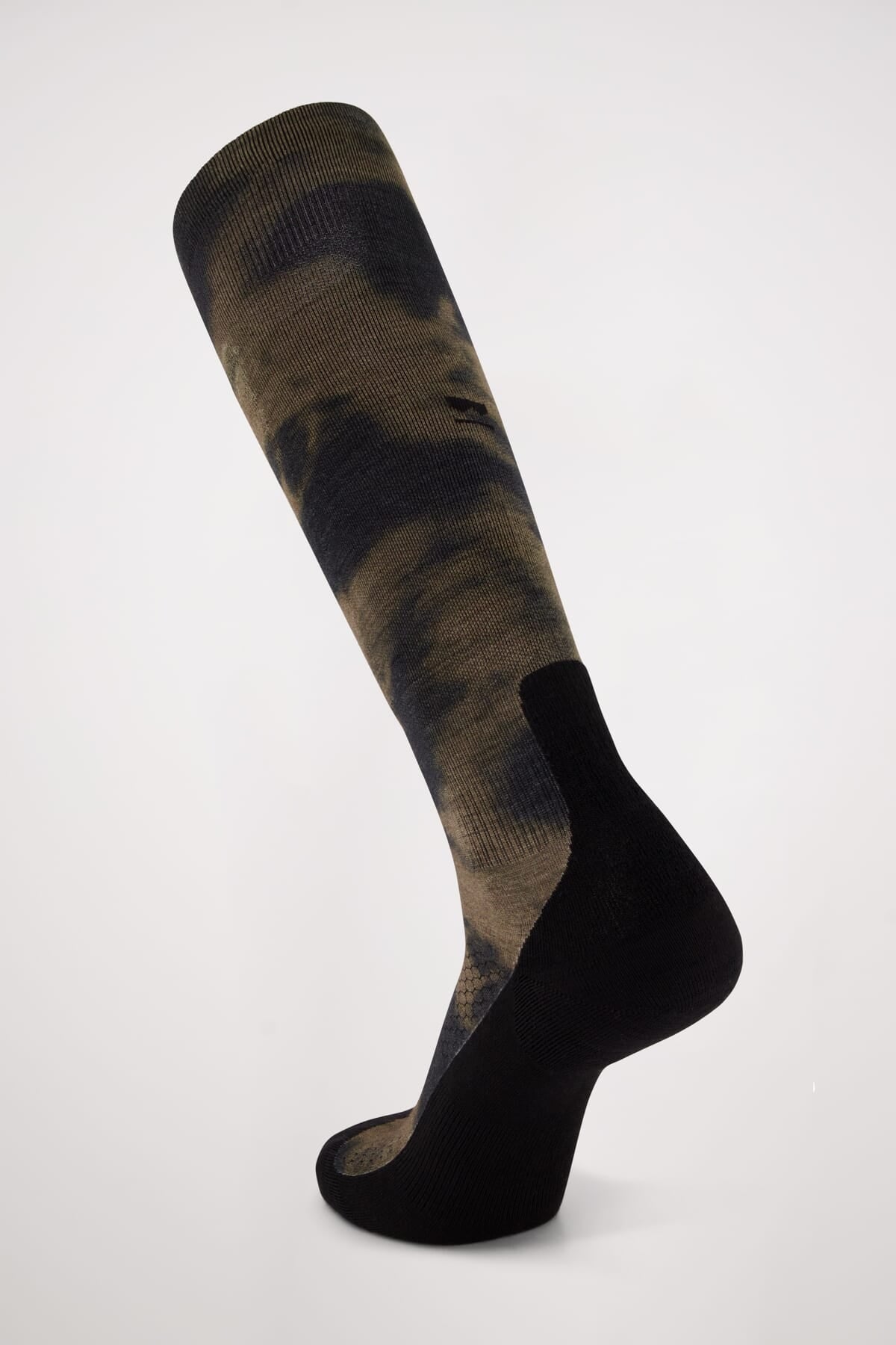 Unisex Atlas Merino Snow Sock - Olive Tie Dye
