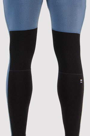 Olympus Merino Legging - Blue Slate Black