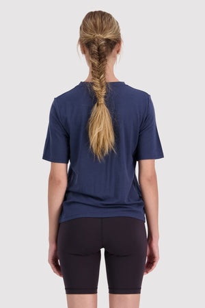 Icon Merino Air-Con Relaxed Tee - Midnight