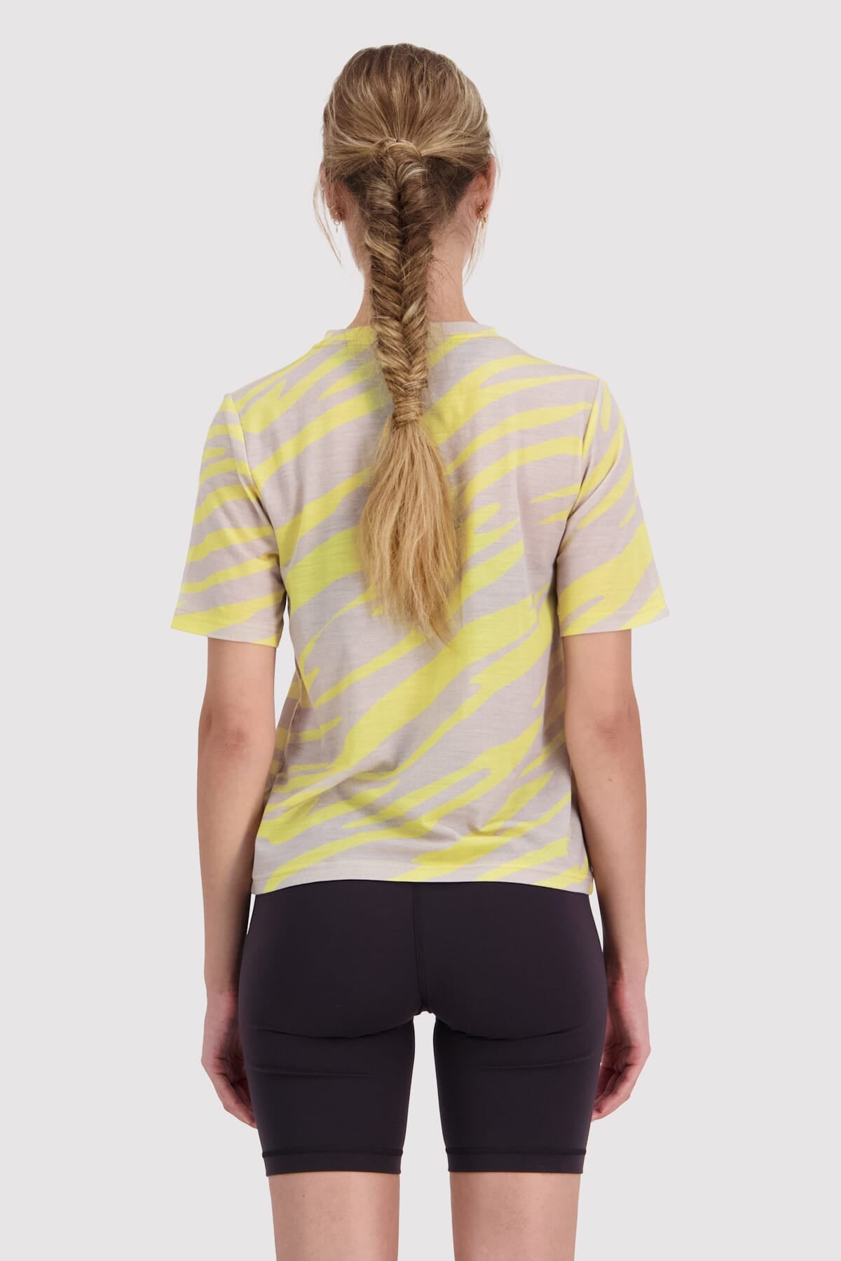 Icon Merino Air-Con Relaxed Tee - Limelight Camo