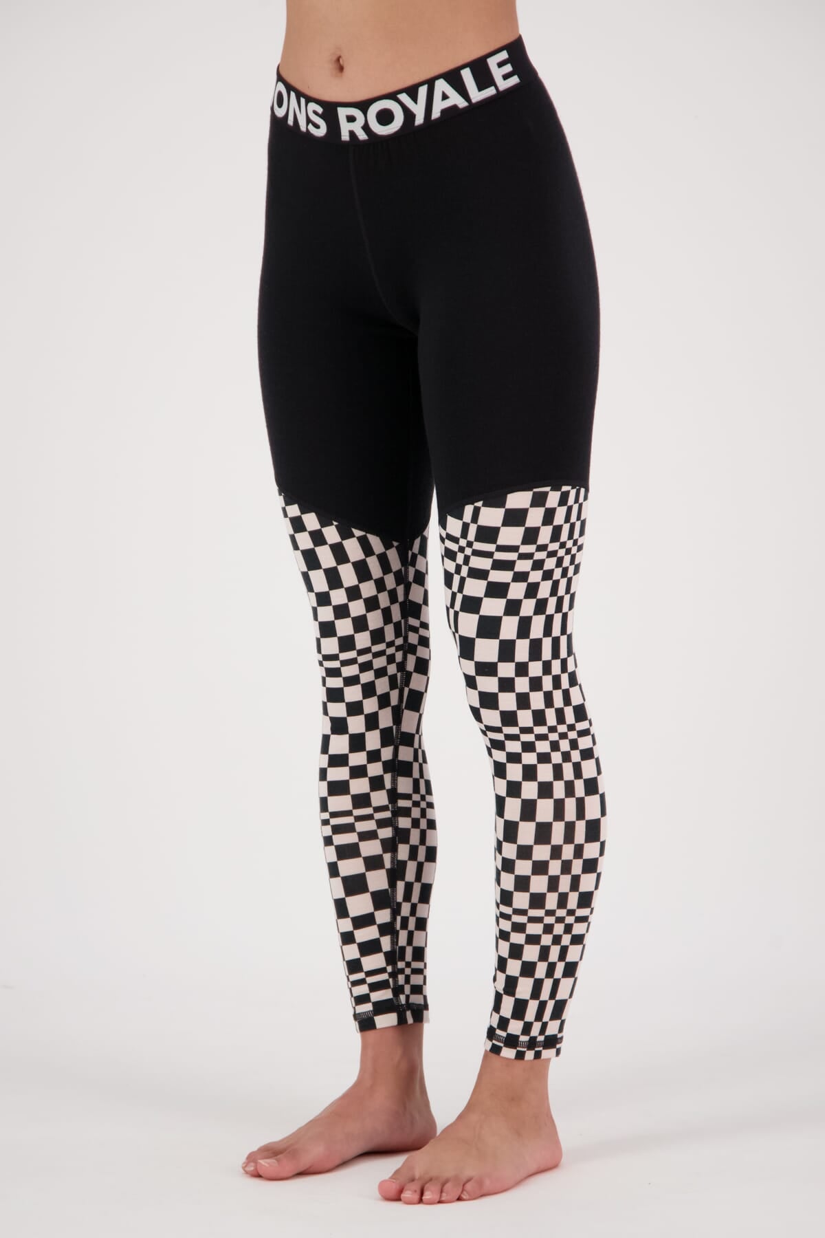 Cascade Merino Flex Legging - Checkers