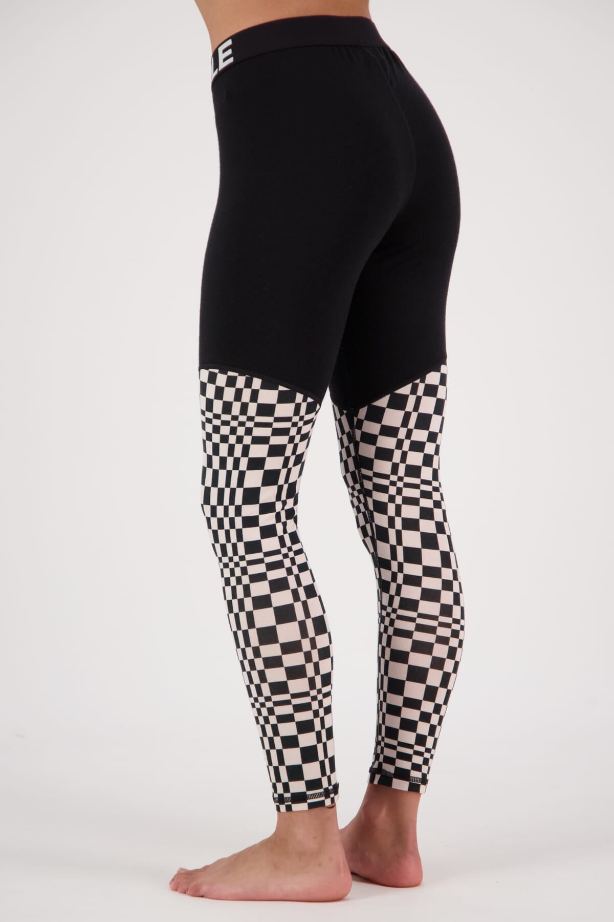 Cascade Merino Flex Legging - Checkers